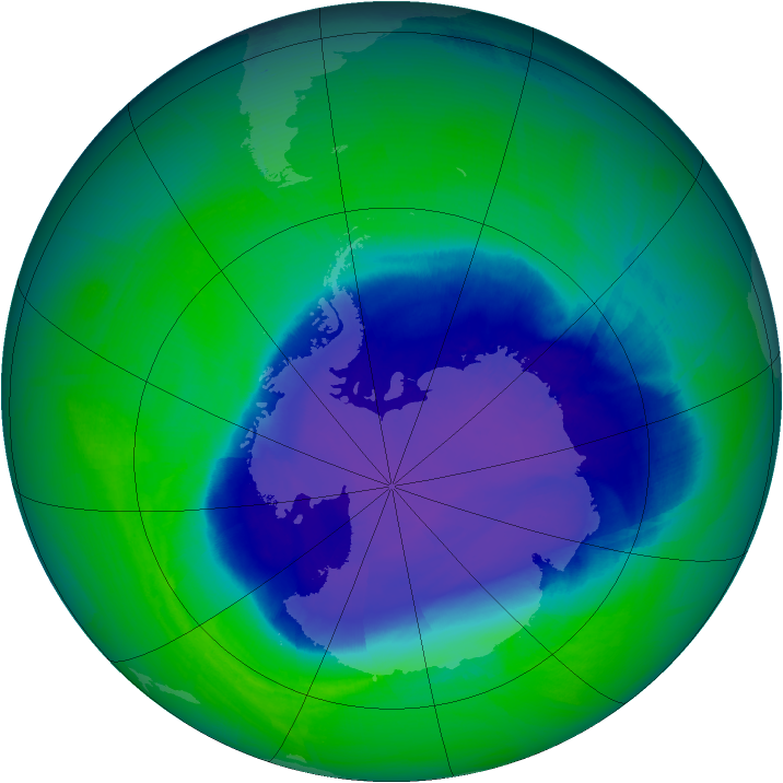 Ozone Map 2008-11-03